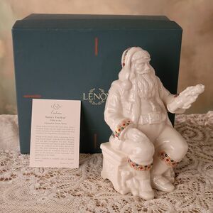 Lenox Santa's Toyshop Figurine China Jewels Collection 5th in Christmas Santas